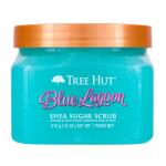 Tree Hut Blue Lagoon Shea Sugar Scrub, Ultra Hydrating and Exfoliating Scrub for Nourishing Essential Body Care, 18 oz