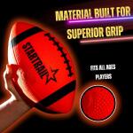 TOMLEON Glow in The Dark Football - Orange