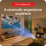 LG CineBeam Q HU710PB 4K Smart Portable Projector