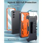 FNTCASE for Samsung Galaxy S24-FE Case 6.7inch - Orange