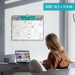 Taja 2025 Stylish Floral Wall Calendar