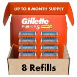 Gillette Fusion5 Power Men's Razor Blade Refills (8 Count): Designed for a comfortable shave with a lubrastrip. Compatible with Gillette Fusion 5 razors.