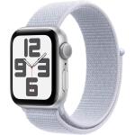 Apple Watch SE (2nd Gen) 40mm - Silver Aluminium Case with Blue Cloud Sport Loop