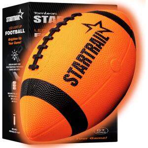 TOMLEON Glow in The Dark Football - Orange