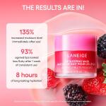 LANEIGE Lip Sleeping Mask, For Flaky and Dry Lips, Nourish, Hydrate, Vitamin C, Murumuru & Shea Butter, Antioxidants, Eggnog Latte