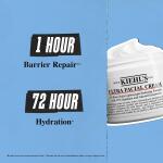 Kiehl's Ultra Facial Cream: 4.5% squalane for moisture barrier support. Fast-absorbing, suitable for all skin types, and provides long-lasting hydration for softer, smoother skin.