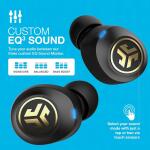 JLab JBuds Air Icon True Wireless Signature Bluetooth Earbuds - Black & Gold