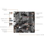 GIGABYTE B550M K AM4 AMD B550 Micro-ATX Motherboard