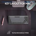 Logitech MX Mechanical Mini for Mac Wireless Illuminated Keyboard- Space Grey