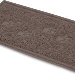 Arm and Hammer 23 x 13 Inch Cat Litter Mat, Gray Nylon Pet Placemat