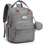 RUVALINO Gray - Diaper Bag Backpack