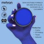 Mehron Makeup Paradise AQ (40 g, Lagoon Blue): Water-activated face and body paint for stage, screen, special FX, beauty, cosplay, and Halloween.