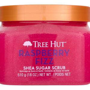 Tree Hut Raspberry Fizz Shea Sugar Scrub, Ultra Hydrating and Exfoliating Scrub for Nourishing Essential Body Care, 18 oz