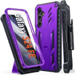 FNTCASE for Samsung Galaxy S24-FE Case 6.7inch - Purple