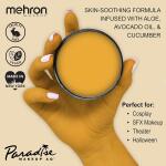 Mehron Makeup Paradise AQ (40 g, Dijon): Water-activated face and body paint for stage, screen, special FX, beauty, cosplay, and Halloween.