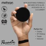 Mehron Makeup Paradise AQ (40 g, Black): Water-activated face and body paint for stage, screen, special FX, beauty, cosplay, and Halloween.