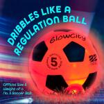 GlowCity Glow in The Dark Soccer Ball