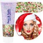 MEICOLY Christmas Body Glitter (50ml): Chunky mermaid glitter gel with sparkling sequins, perfect for Christmas makeup. Ideal stocking stuffer for women and kids during festive celebrations.