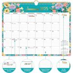 Taja 2025 Stylish Floral Wall Calendar