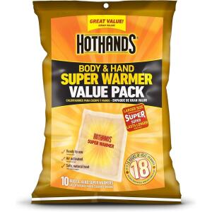 HotHands 10 Pack - Body & Hand Super Warmers