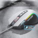 Redragon Gray - M612 RGB Gaming Mouse