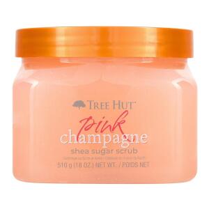 Tree Hut Pink Champagne Shea Sugar Scrub 18 oz., Ultra Hydrating and Exfoliating Scrub for Nourishing Essential Body Care