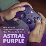 Xbox Core Wireless Gaming Controller, Astral Purple, Xbox Series X S, Xbox One, Windows PC, Android, and iOS