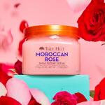 Tree Hut Moroccan Rose Shea Sugar Scrub, Ultra Hydrating and Exfoliating Scrub for Nourishing Essential Body Care, 18 oz