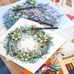 Soucolor 72-Color Colored Pencils for Adult Coloring Books