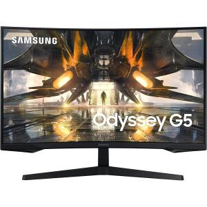 SAMSUNG 27" Odyssey G55A QHD 165Hz 1ms FreeSync Curved Gaming Monitor (LS27AG550ENXZA)