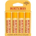 Burt's Bees Lip Balm Stocking Stuffers, Natural Origin Lip Care (4-Pack), Moisturizing Lip Care Christmas Gifts, Original Beeswax with Vitamin E & Peppermint Oil