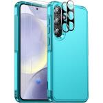 SPIDERCASE Heavy Duty Shockproof Phone Case for Galaxy S24 Plus 2024, Light Blue