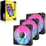 CORSAIR iCUE Link RX120 RGB 120mm PWM Fans with iCUE Link System Hub - Black