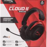 HyperX Cloud II Wireless Gaming Headset - Red