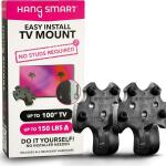 Hangsmart No Stud TV Wall Mount 150lbs 100in each