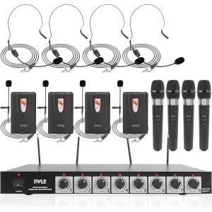 Pyle 8 Channel Wireless Microphone System