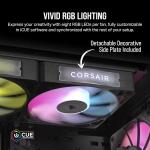 CORSAIR iCUE Link RX120 RGB 120mm PWM Fans with iCUE Link System Hub - Black