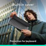 Logitech Keys-to-GO 2 Portable Wireless iPad Keyboard with Built-in Cover - Graphite