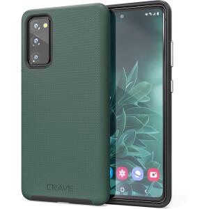 Crave Dual Layer Case for Samsung Galaxy S20 FE, S20 FE 5G - Forest Green