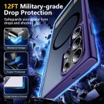 SPIDERCASE Magnetic for Samsung Galaxy S23 Ultra Case,6.8"​ - Purple