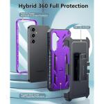 FNTCASE for Samsung Galaxy S24-FE Case 6.7inch - Purple