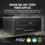 Corsair RM850x SHIFT Fully Modular ATX Power Supply - Black