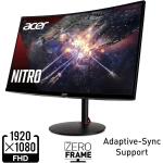 Acer Nitro XZ270 Xbmiipx 27" 1500R Curved Full HD (1920 x 1080) VA Zero-Frame Gaming Monitor