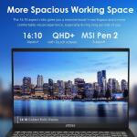 MSI Summit A16 AI+ (2024) 16-Inch QHD+ 165Hz 2-in-1 Touchscreen Laptop