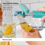 KitchenAid Classic Multifunction Can & Bottle Opener, 8.34 Inch (Aqua Sky)