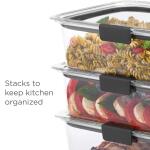 Rubbermaid Brilliance BPA-Free Food Storage Containers with Lids 300 mL