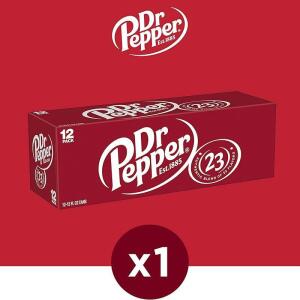 Dr Pepper Soda, 12 fl oz cans (Pack of 12)