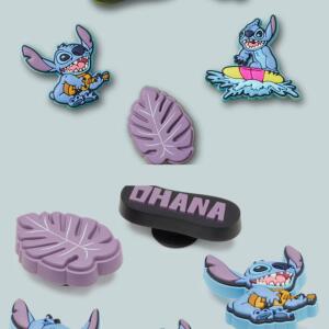 Crocs Stitch Tropical 5 Pack Jibbitz™ Charms pack of 3