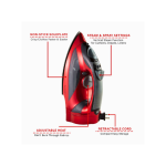 Brentwood Steam Iron Plancha De Vapor Red