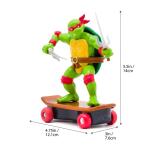 Nickelodeon Teenage Mutant Ninja Turtles 5" Sewer Shredders - Raphael Classic Edition - Skate and Battle with Ninja Action - Ages 3+